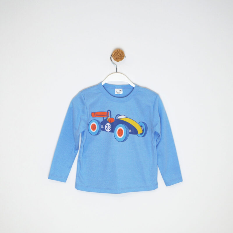 Kretex kids majica "Car" d.r. (2-6) - plava, K3916