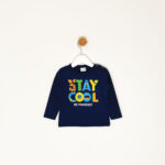 Kretex baby majica "Stay cool" d.r. - plava, K3915