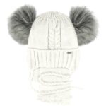 Ajs komplet kapa i šal (vel.44-46) - vanilija, 19986