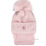 Ajs komplet kapa i šal (vel.44-48) - roza, 19997