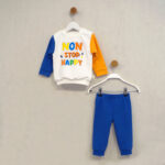 Kretex baby trenirka "Dino" (68-86) - narančasta/plava, K11025