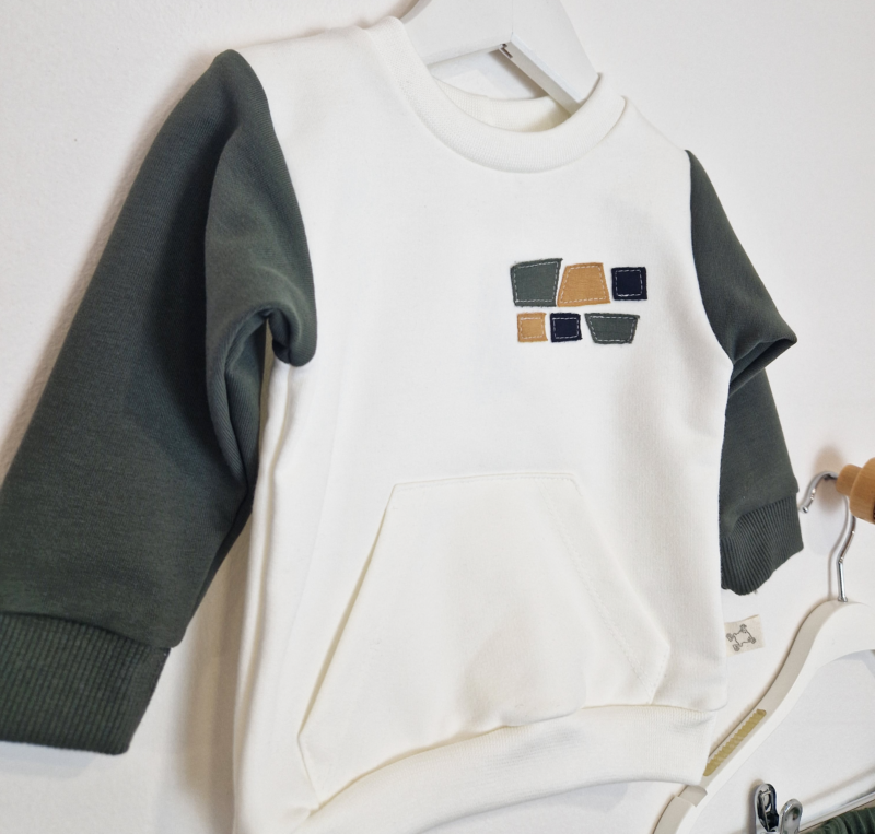 Kretex baby trenirka “Vigo” maslinasta (vel.68-86) – K11049 - Slika 2