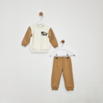 Kretex baby trenirka “Vigo” oker (vel.68-86) – K11049