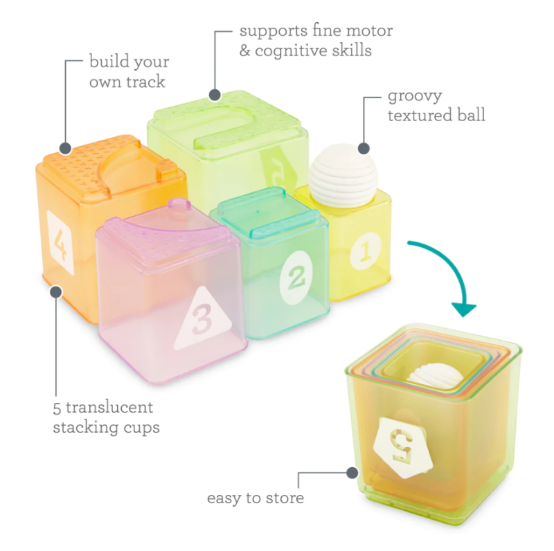Infantino Cups & Balls Learning Set 20212 - Slika 6
