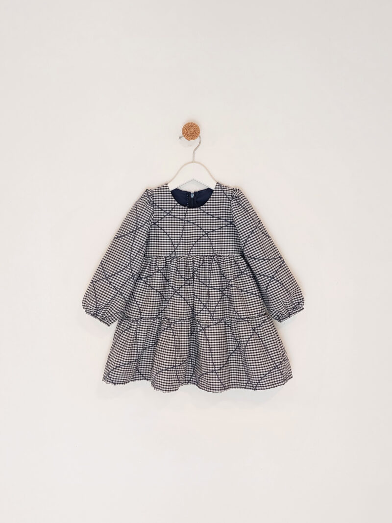 Kretex kids haljina "Rina" d.r. (vel.2-6) - plava, K11064