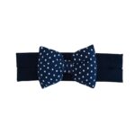 Traka mašna "Mia" - tamno plava, K11410