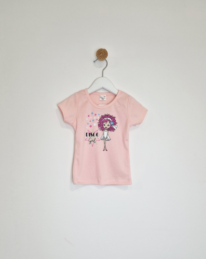 Kretex kids majica breskva disco (2-6) - K10314