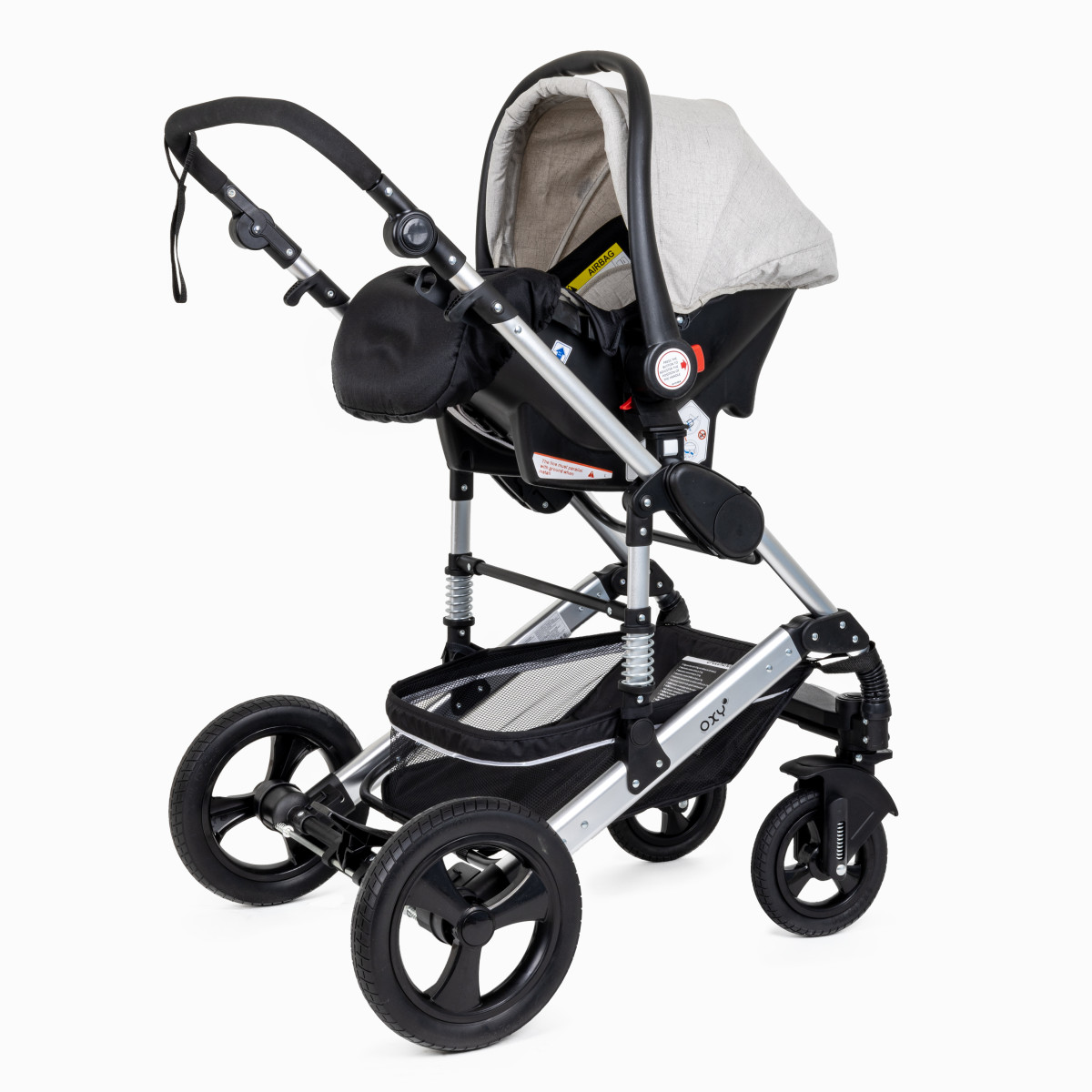 Jungle "Oxy" 3u1 kolica; svijetlo siva, 19420 - Slika 13