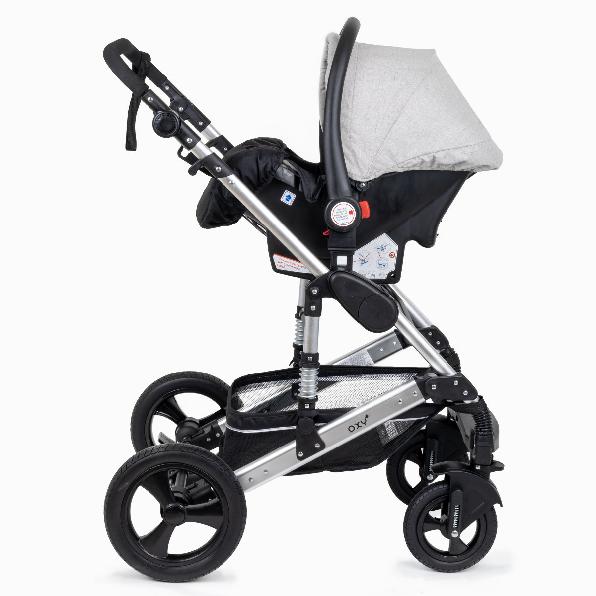Jungle "Oxy" 3u1 kolica; svijetlo siva, 19420 - Slika 14