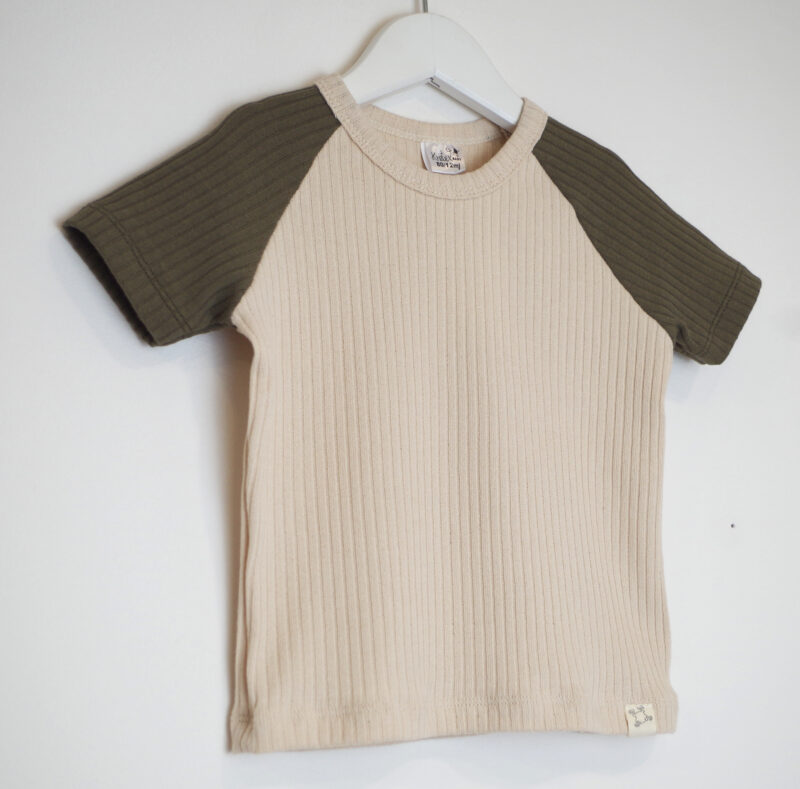 Kretex baby majica k.r. "Viki" - (74-86) - maslinasto zelena K11093 - Slika 2