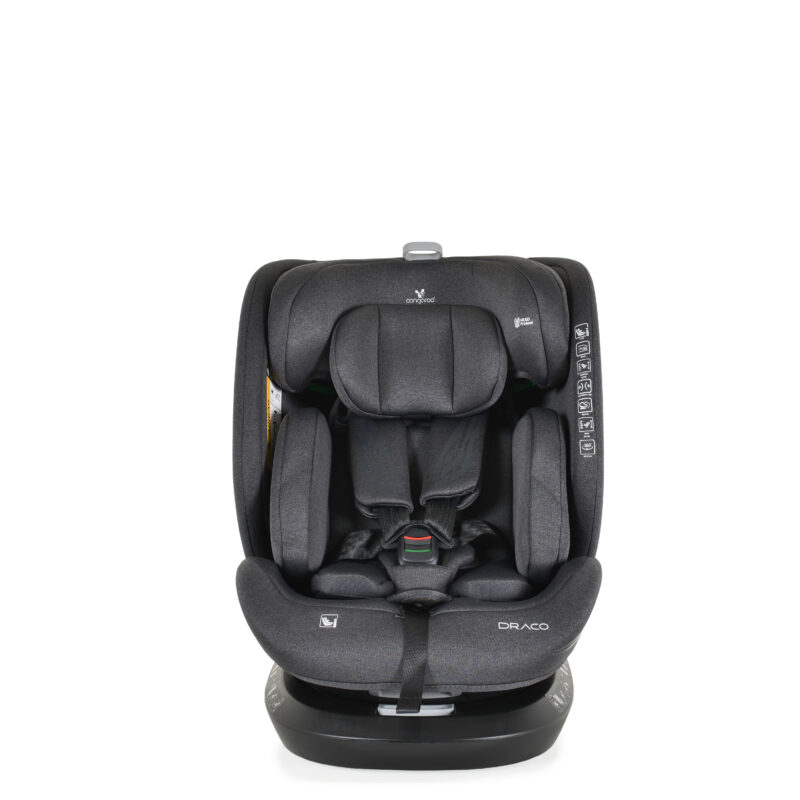 Autosjedalica "Draco" 40-150cm - crna, 20258 - Slika 2