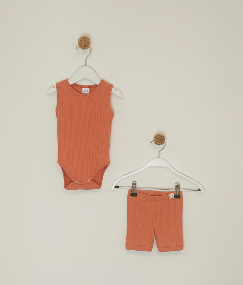 Kretex baby komplet "Jan" 2/1 (vel.62-86) - narančasti, K11172