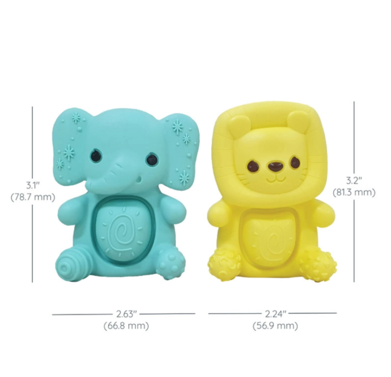 Infantino glodalica/grickalica "Teethimal Pop Pals" 20330 - Slika 3