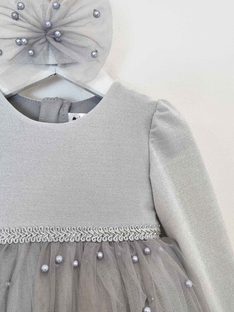 Kretex baby haljina i traka za kosu “Perla” K11202 - Slika 2