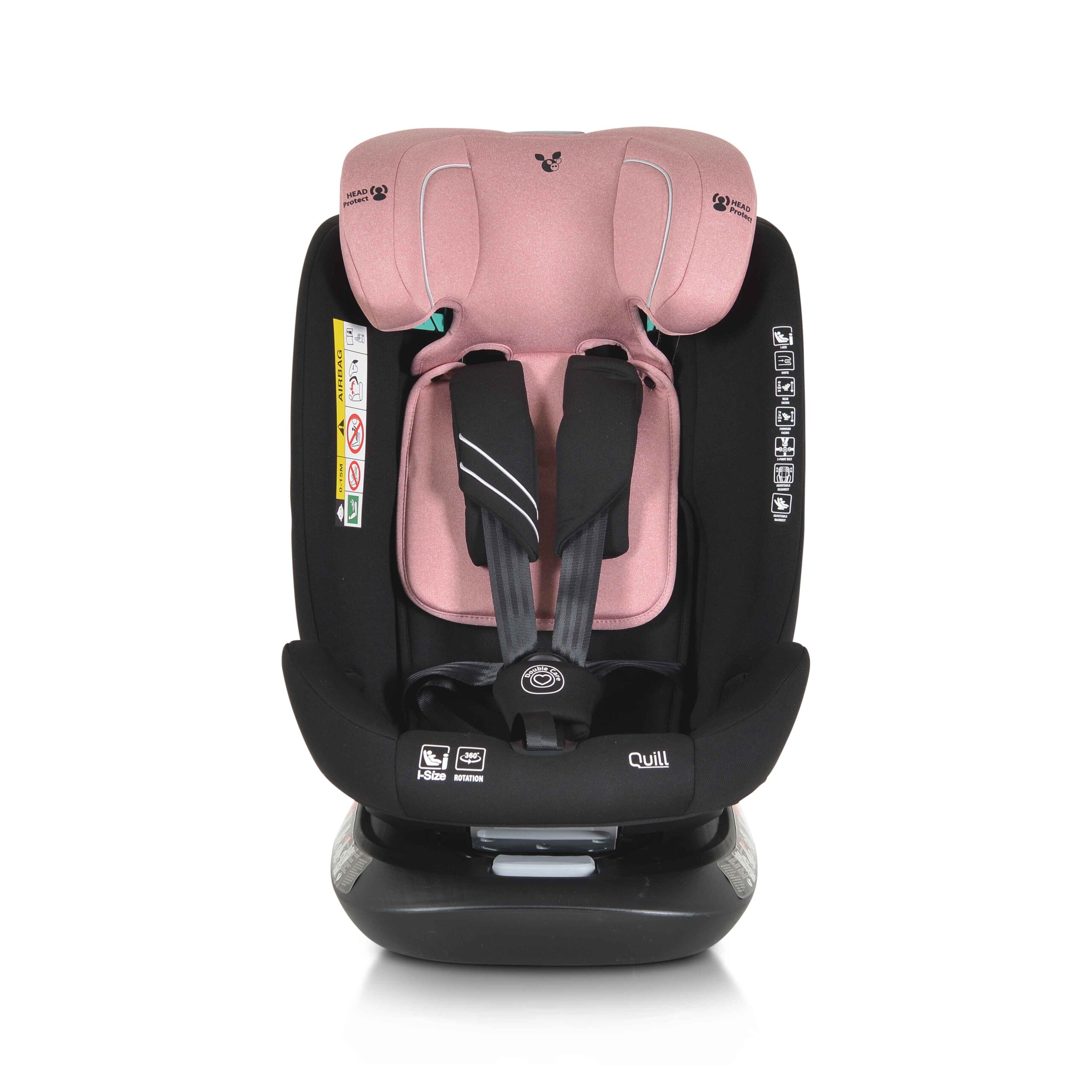 Autosjedalica "Quill" I-size 40-150cm - roza, 20923 - Slika 3
