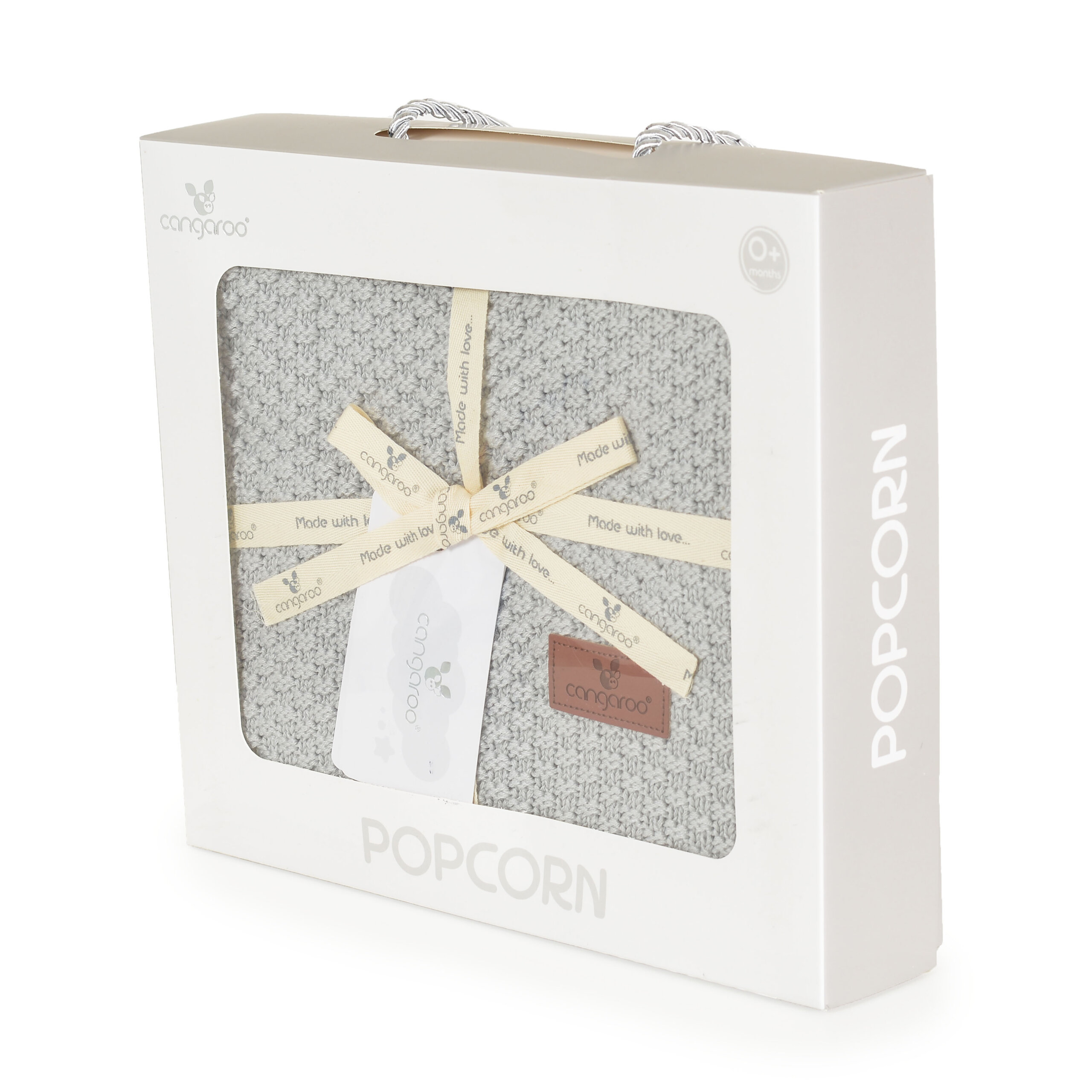 Cangaroo dekica 80x100cm "Popcorn" siva 21019 - Slika 4