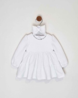 Kretex baby haljina d.r. "Antea" + traka (vel.56-86) K11241