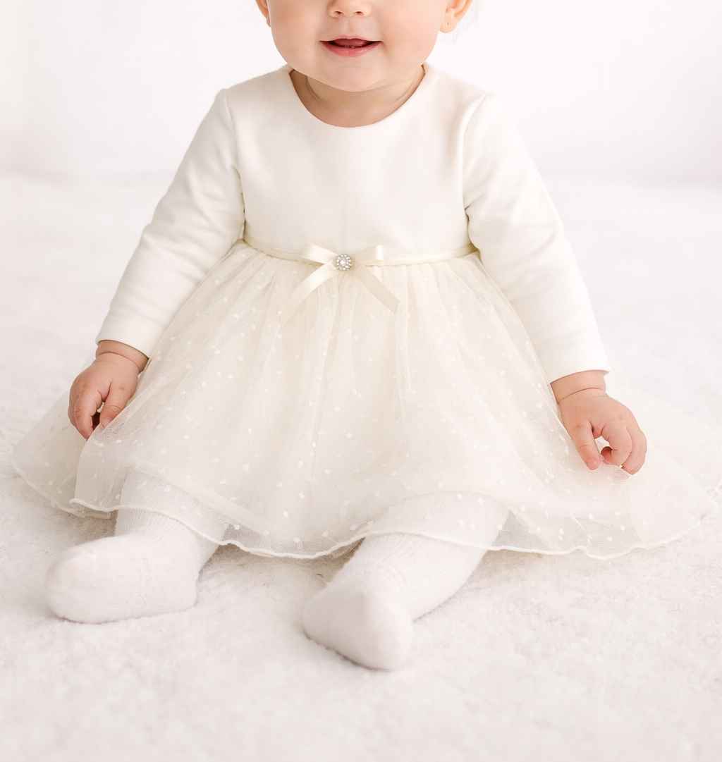 Kretex baby haljina i traka za kosu “Leni” (vel.62-80) K10454 - Slika 7