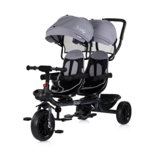 Chipolino tricikl za dvoje djece "Hip Hop" Platinum