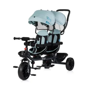 Chipolino tricikl za dvoje djece "Hip Hop" Matcha