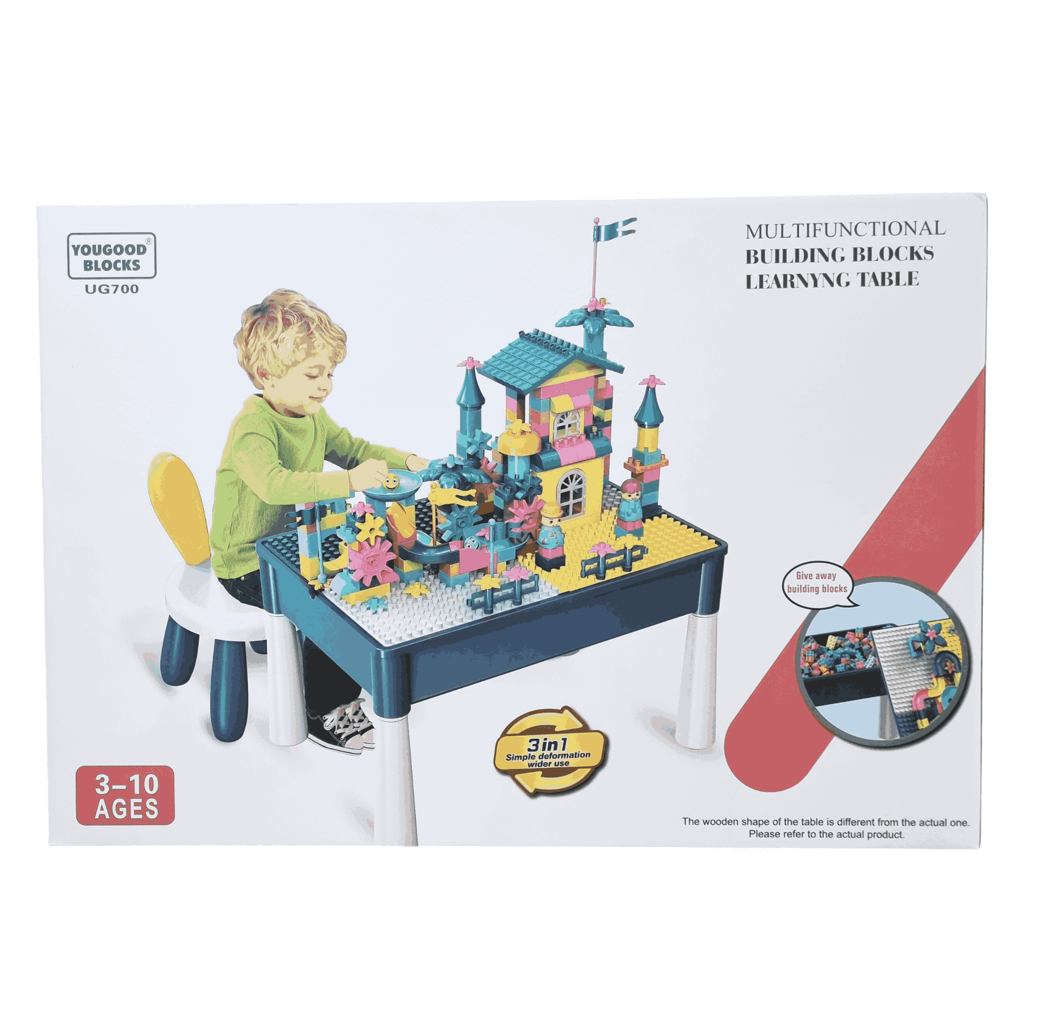 Stol s kockicama 22348