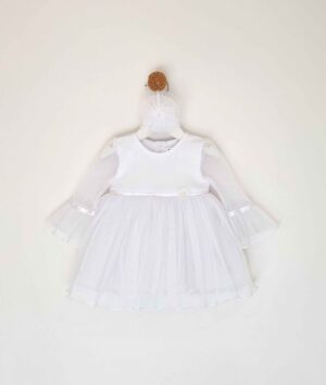 Kretex baby haljina i traka za kosu "Anika" (vel.62-74) K11429